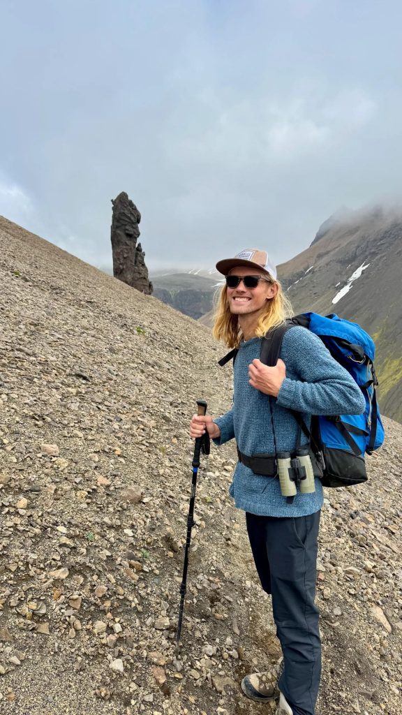 Óli, local hiking guide in Iceland and botany expert